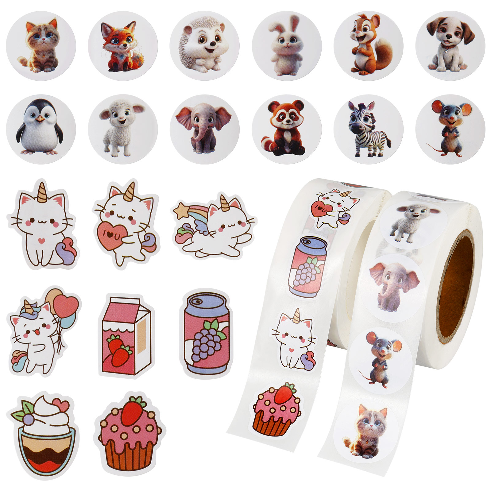 Kids Toys 2 Year Old - 2 Rolls Reward Stickers Encouragement Stickers