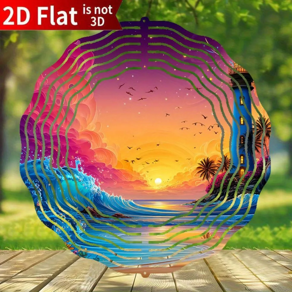 Kite Wind Outdoor - CIFBUY Wind Chime Coastal Beach Palm