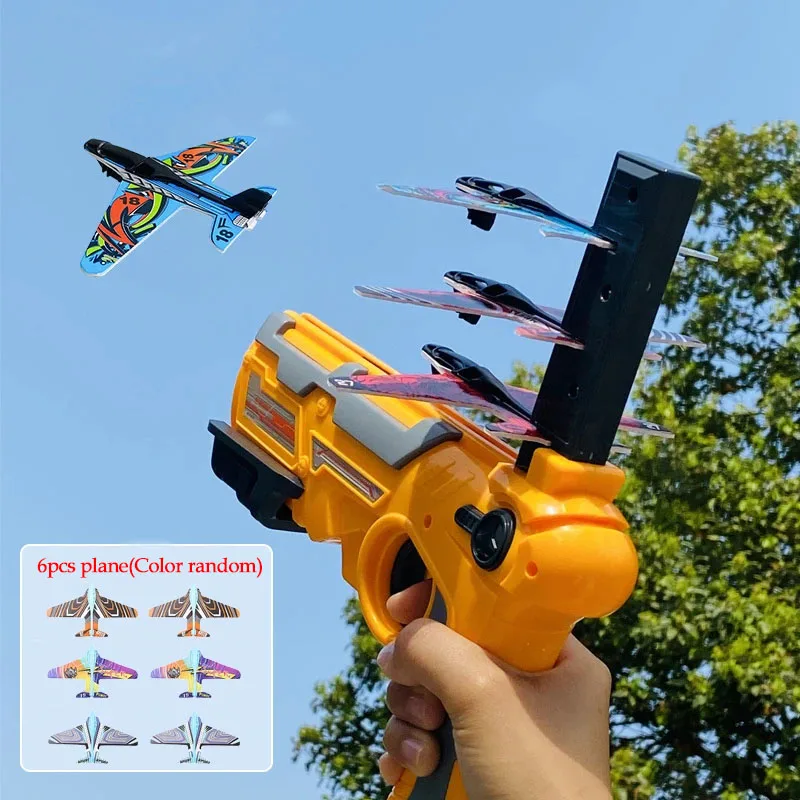 Catapult Launcher Toy - Airplane Launcher Bubble Catapult with 6