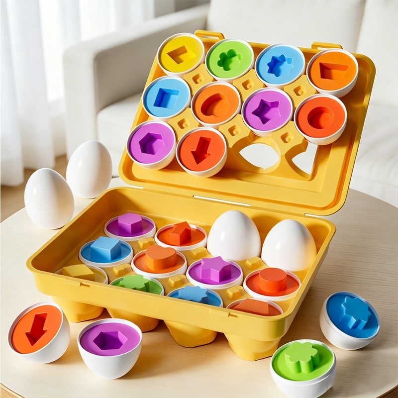 Kids Toys 2 Year Old - Montessori Games Baby Toy Smart Egg