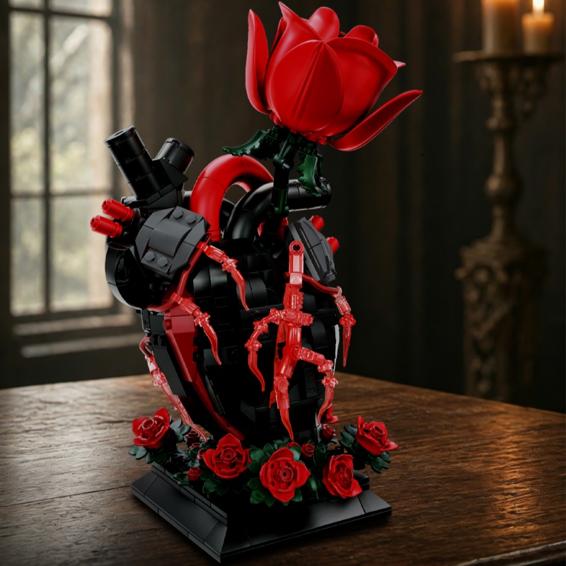 Kids Toys Donation - MOC Donate A Heart Flower Building