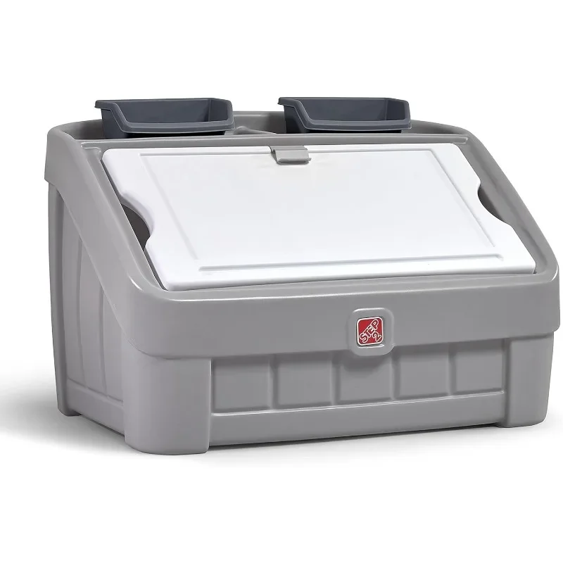 Kids Toys 2 Year Old - Furniture 2-in-1 Toy Box and Easel