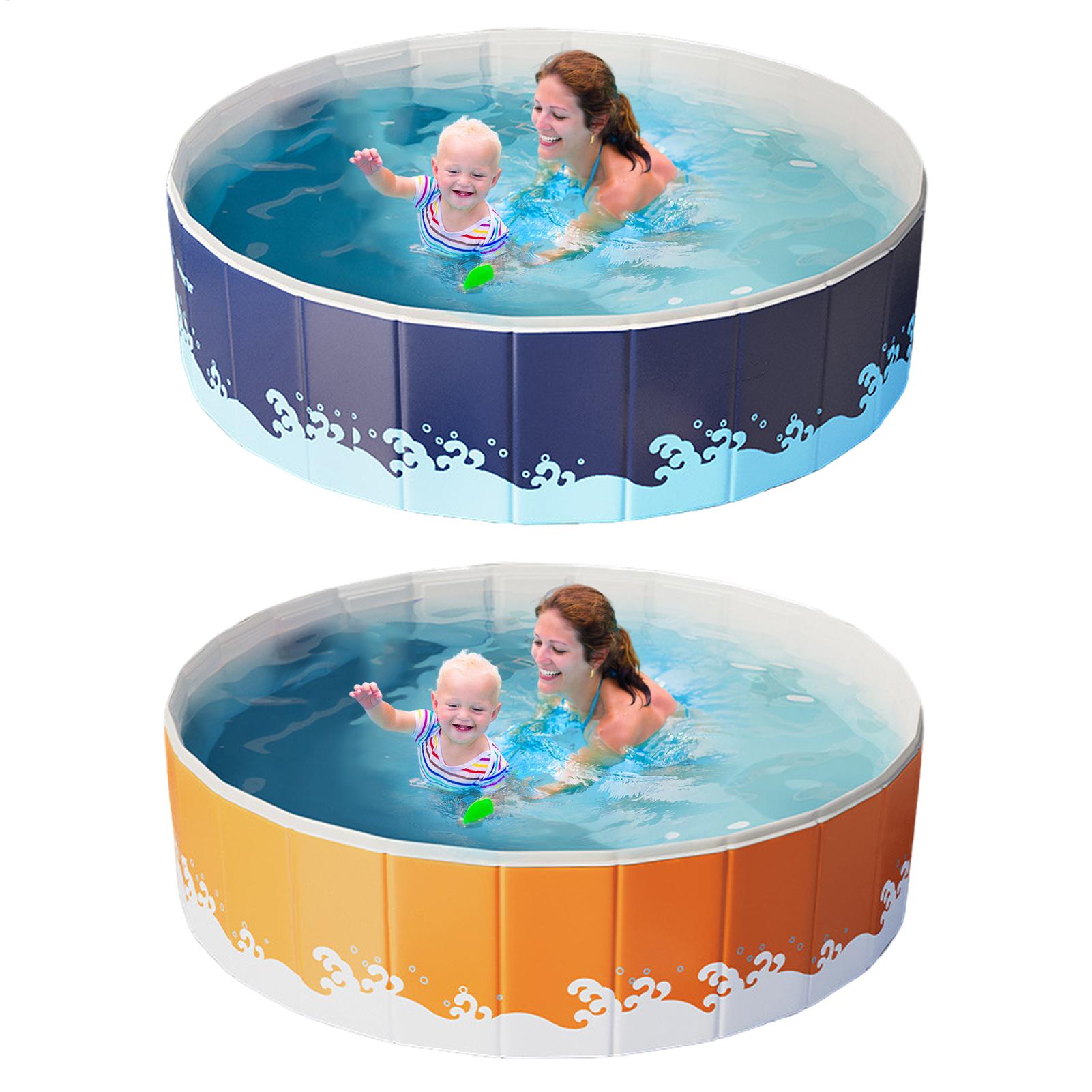 Kids Yard Toys - Swimming Pool Wear-Resistant Portable Folding Pool