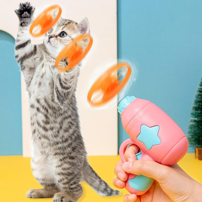 Catapult Launcher Toy - Dragonfly Catapult Pistol Cat Fetch Toy
