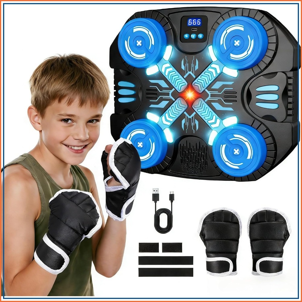 Kids Toys And Games - Music Boxing Machine for Kids 4-10,