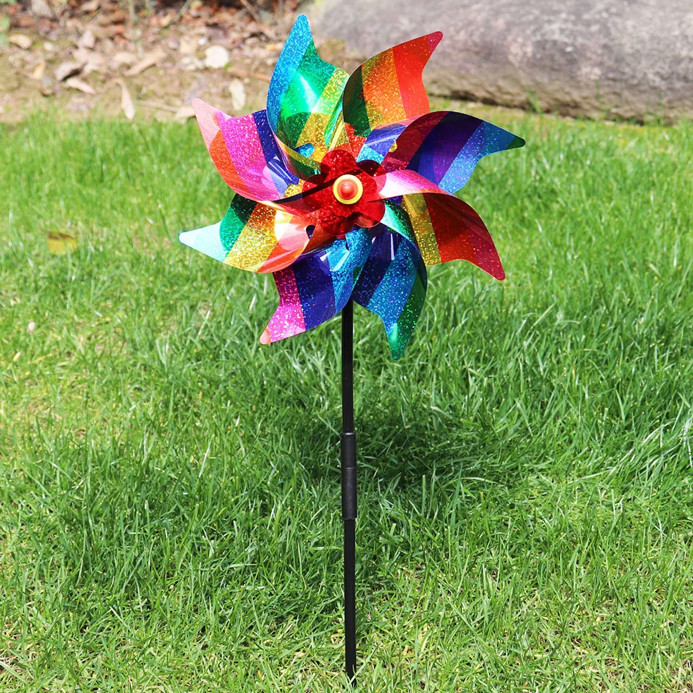 Kids Yard Toys - Windmill Bird Repellent Decoration Bird-Scaring Wind