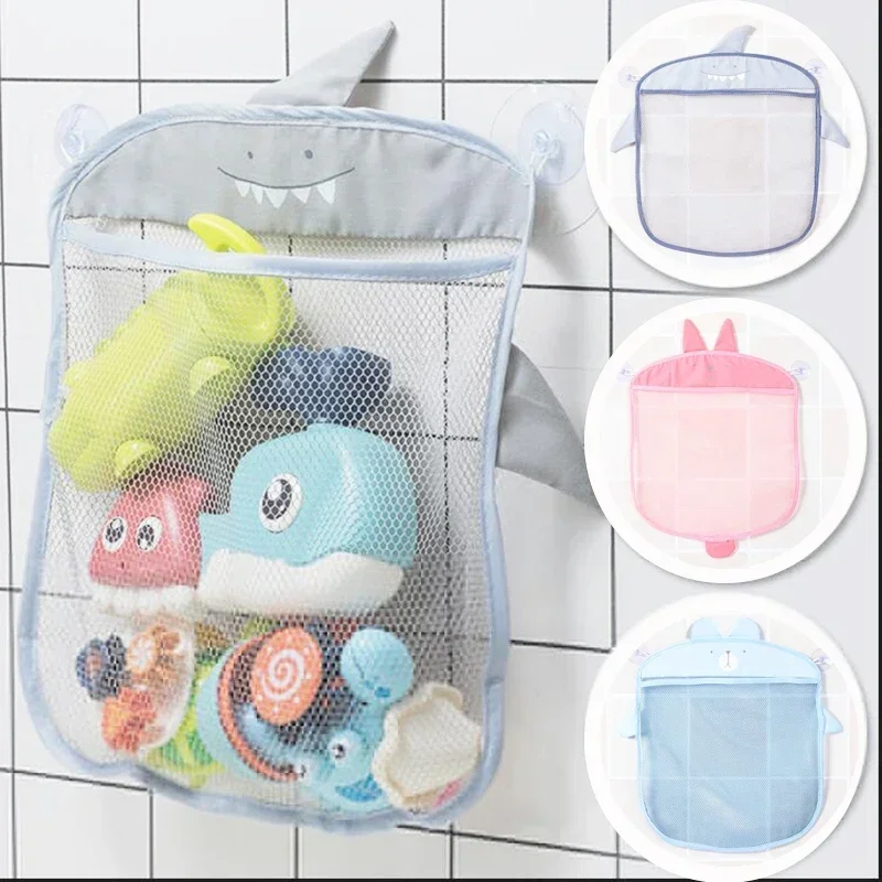 Kids Toys Basket - Toys Storage Net Bag Baby Bathroom