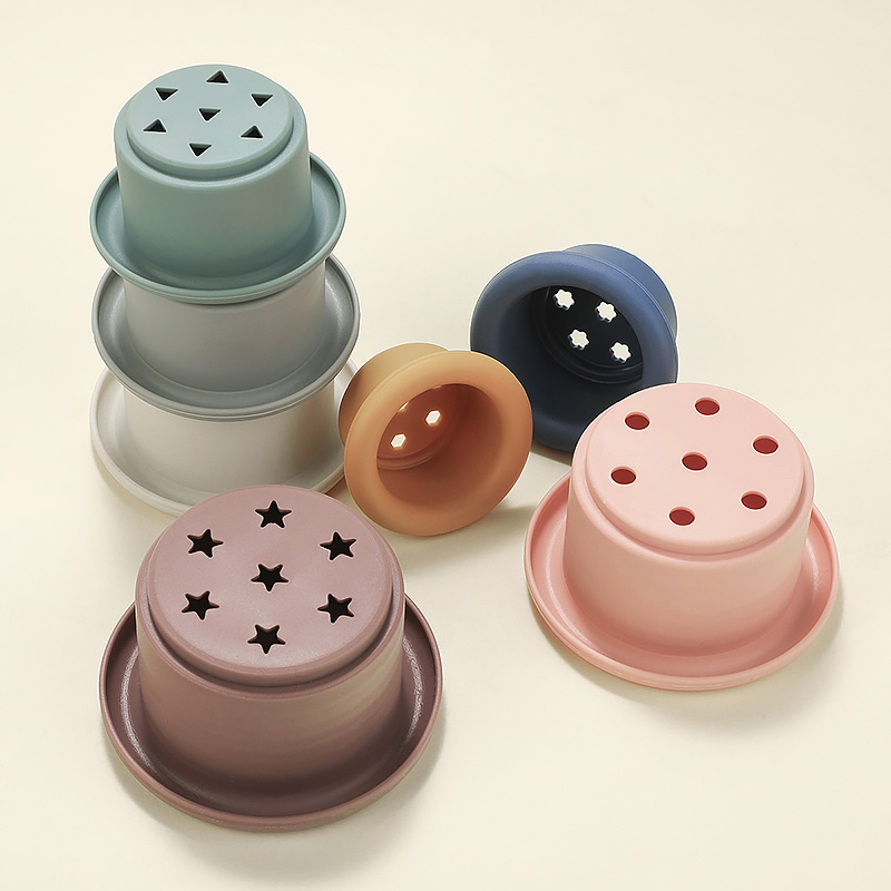 Baby Silicone Hourglass Stacki - Kids Toys 2 Year Old recension och pris
