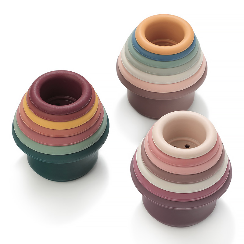 Baby Silicone Hourglass Stacki - Kids Toys 2 Year Old recension och pris