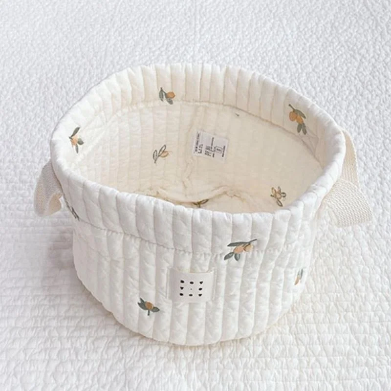 Cute Bear Embroidery Diaper Ba - Kids Toys Basket recension och pris
