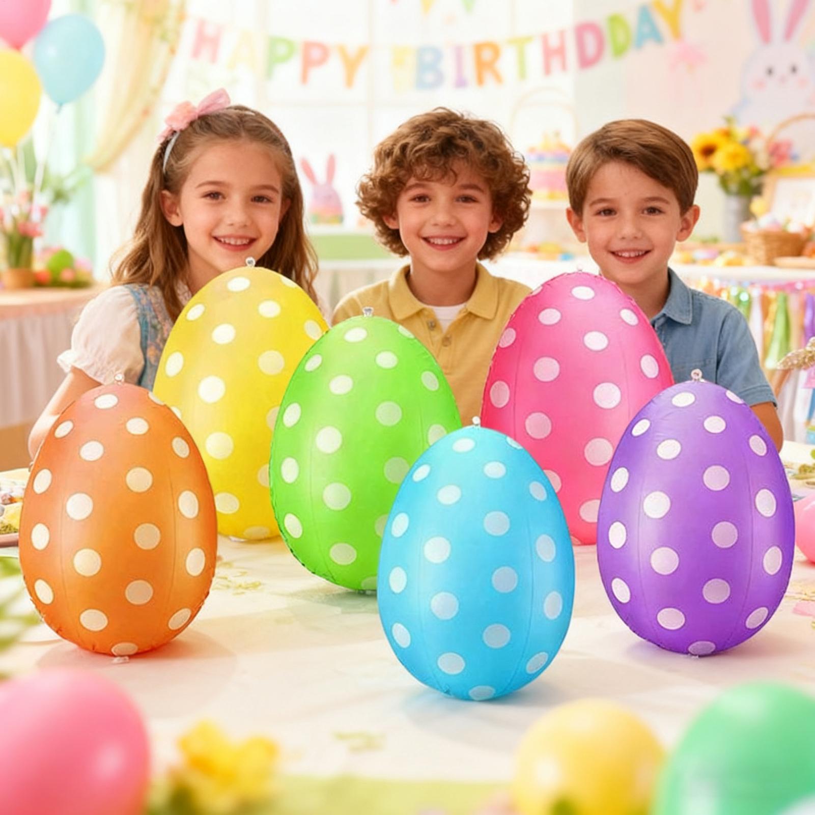Inflatable Easter Eggs 6Pcs/se - Kids Yard Toys recension och pris
