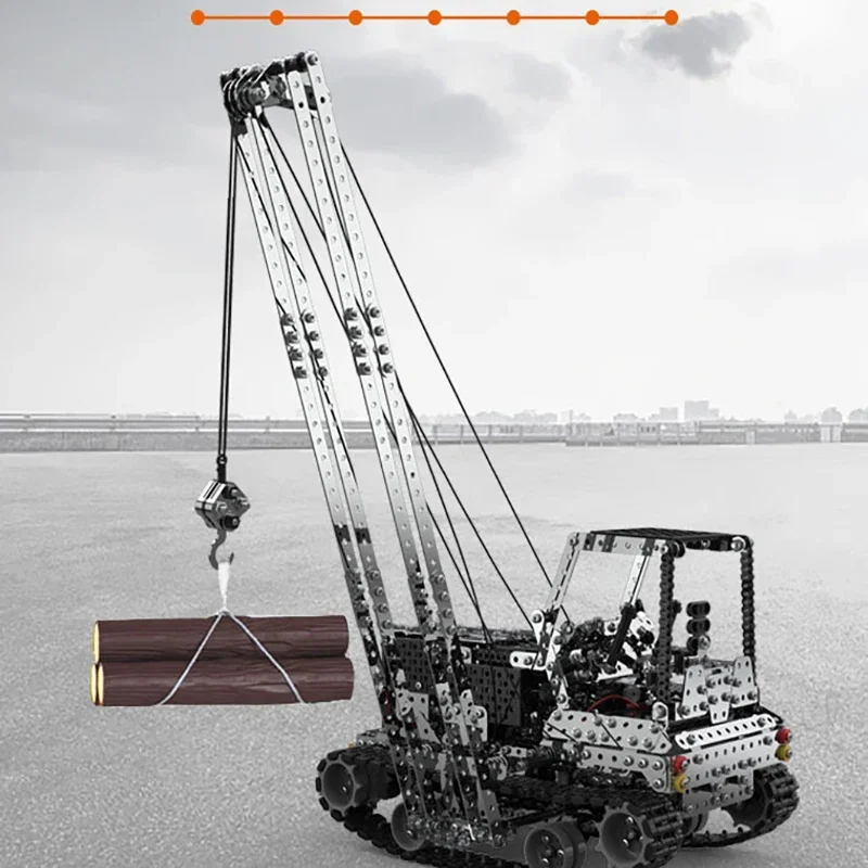 DIY Metal RC Crane Electric Ho - Kids Toys Vehicle recension och pris