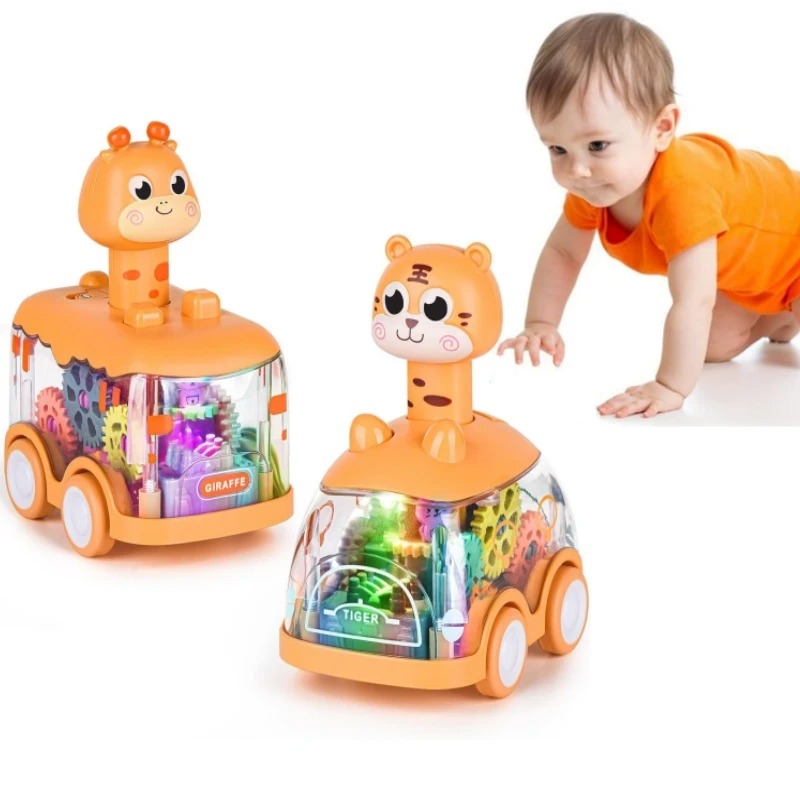 Baby Toy Press and Go Gear Car - Kids Toys 2 Year Old recension och pris