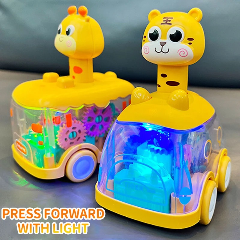 Baby Toy Press and Go Gear Car - Kids Toys 2 Year Old recension och pris