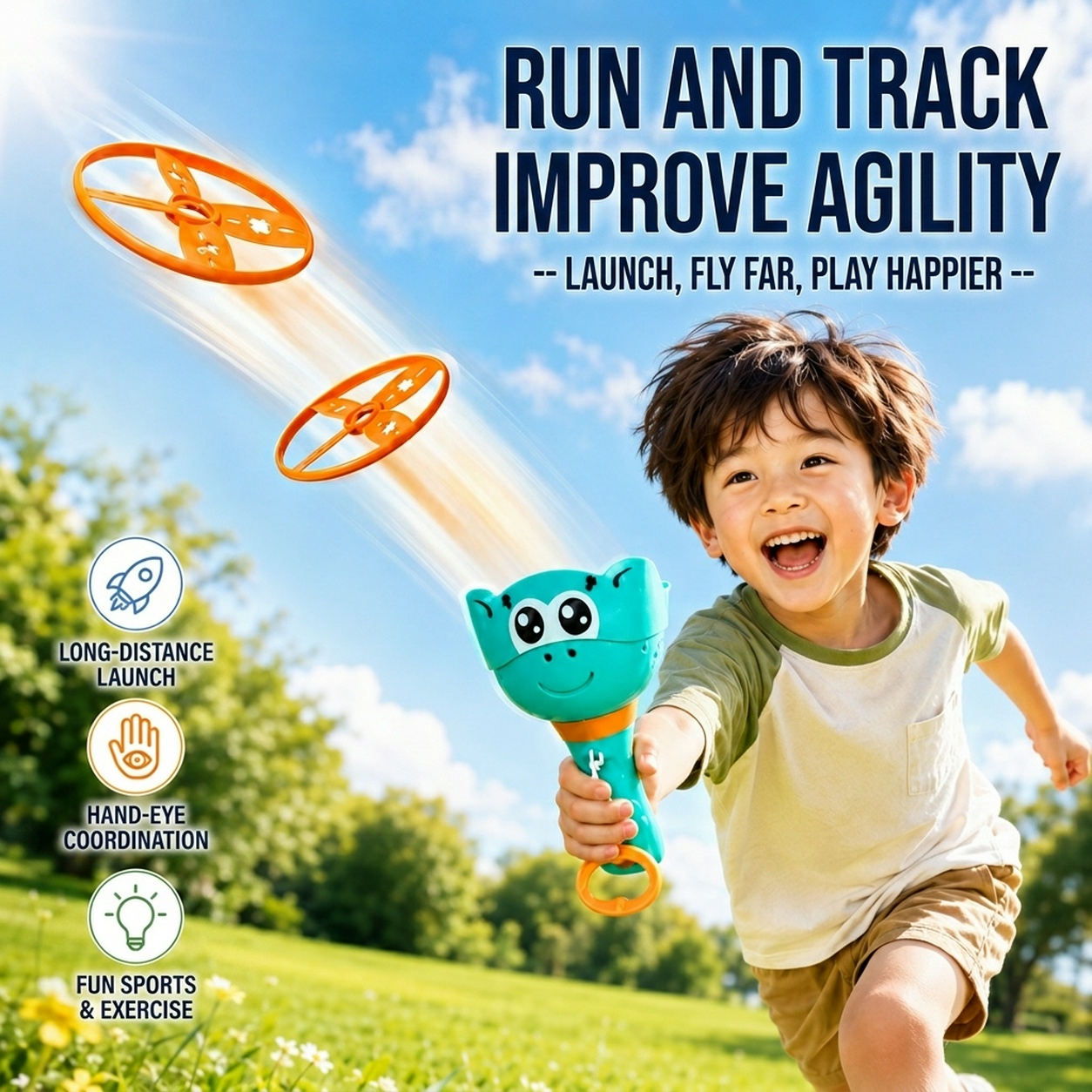 Mquduo Flying Disc Catapult La - Catapult Launcher Toy recension och pris
