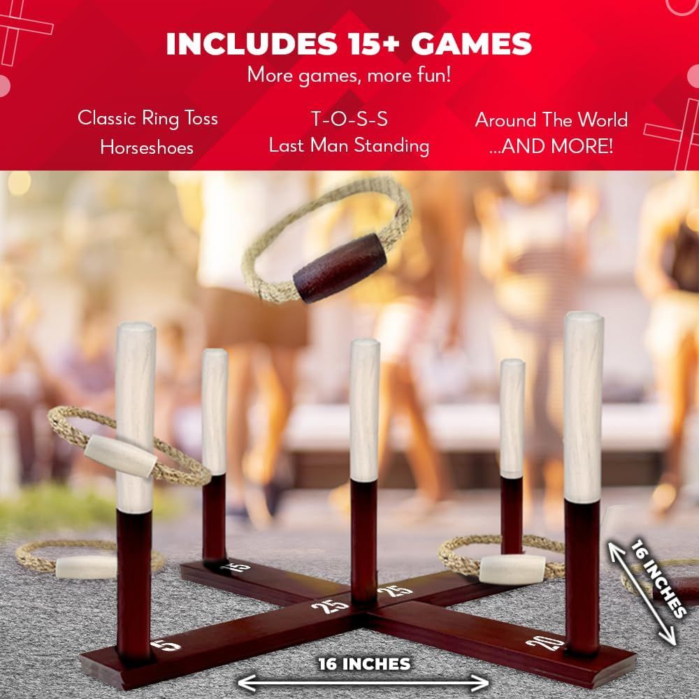 Ring Toss Game All Weather - E - Kids Yard Toys recension och pris