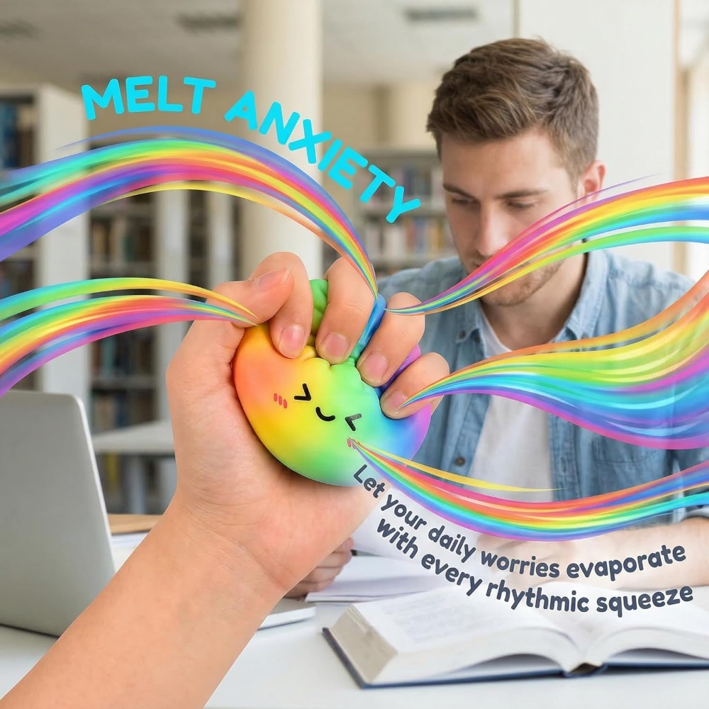 Rainbow Dumpling Squishy Toy T - Kids Toys Basket recension och pris