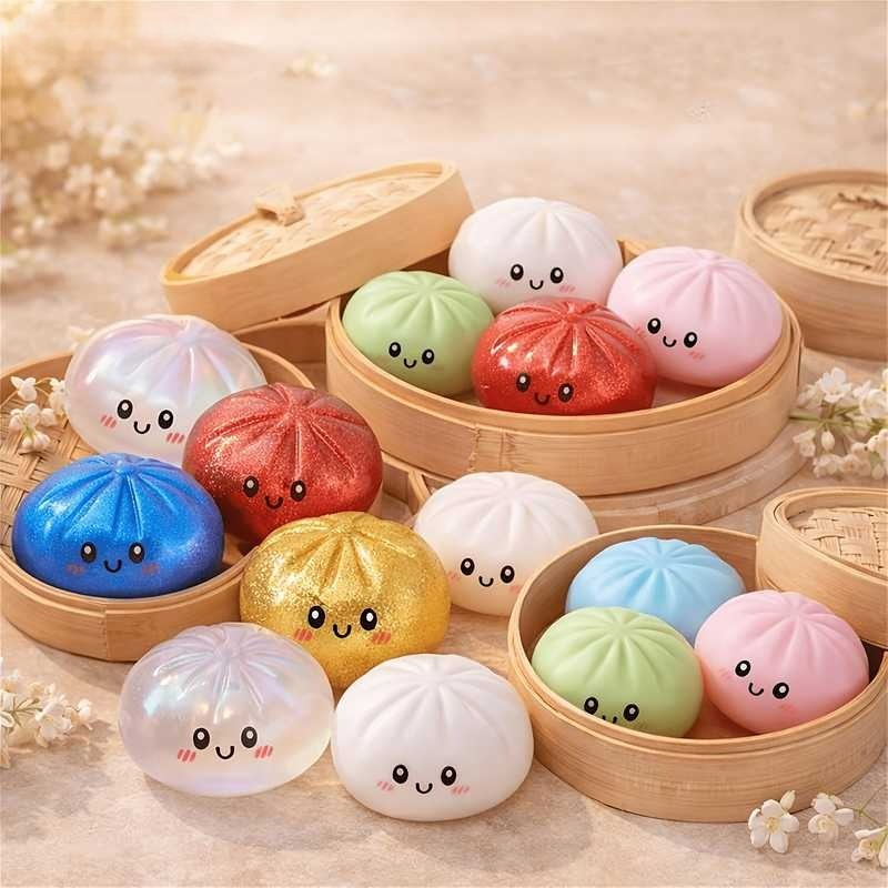 Glitter Dumpling Squishy Toy J - Kids Toys Basket recension och pris