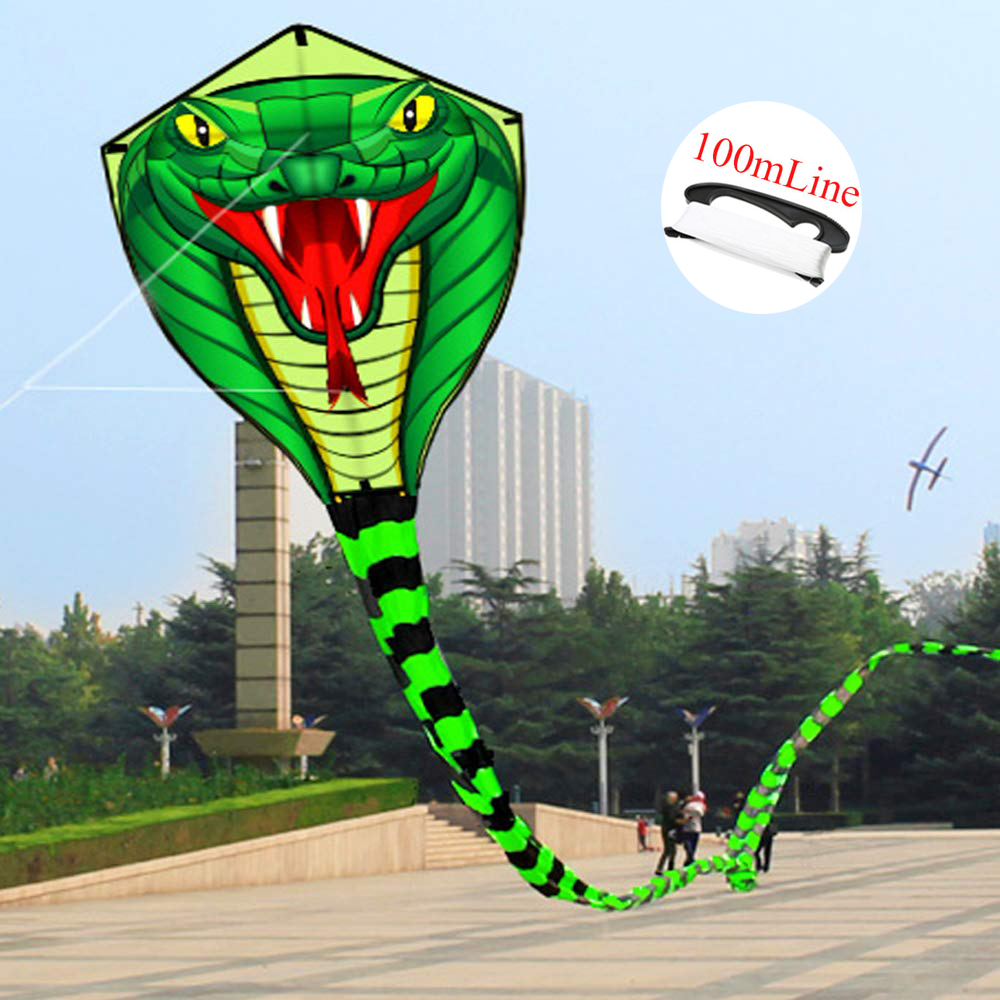 Large 8/15m Snake /Power Cobra - Kite Wind Outdoor recension och pris