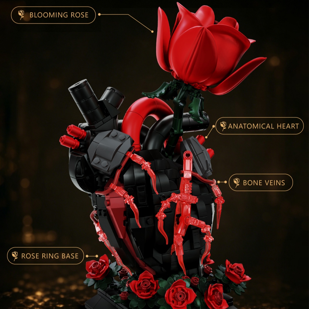 MOC Donate A Heart Flower Buil - Kids Toys Donation recension och pris