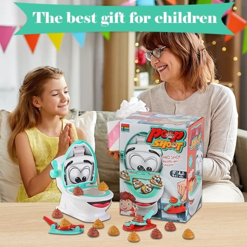 Poop Game Toilet Toy with 12 P - Kids Toys Under $20 recension och pris