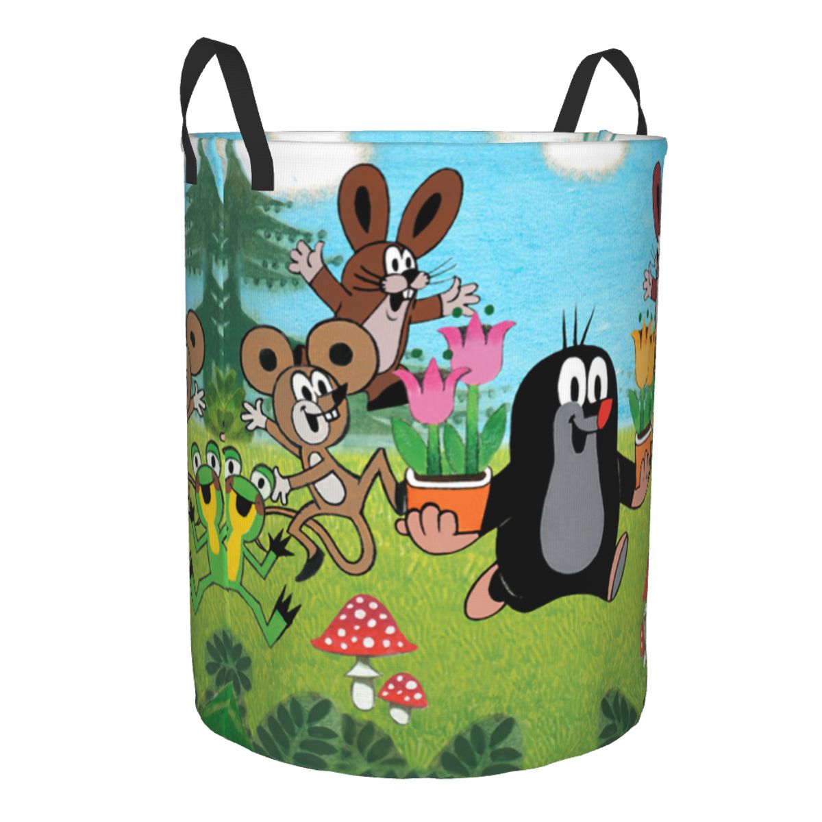 Happy Mole Laundry Basket Coll - Kids Toys Basket recension och pris