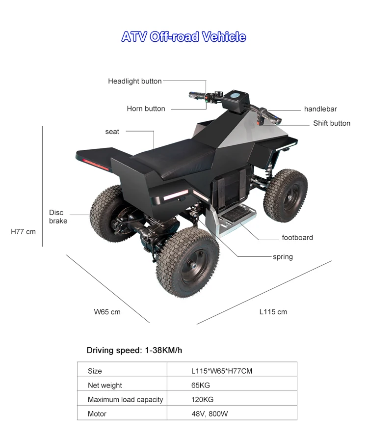 New Electric Squad Bike Kid At - Kids Toys Quad recension och pris