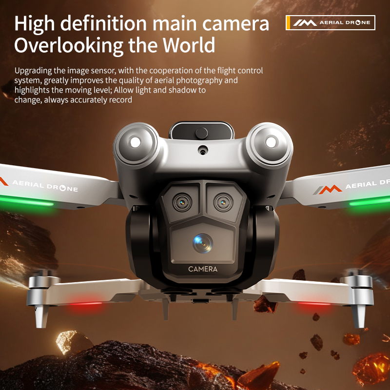 M6 Drone 8K Triple HD Lens 4.5 - Kids Toys Quad recension och pris