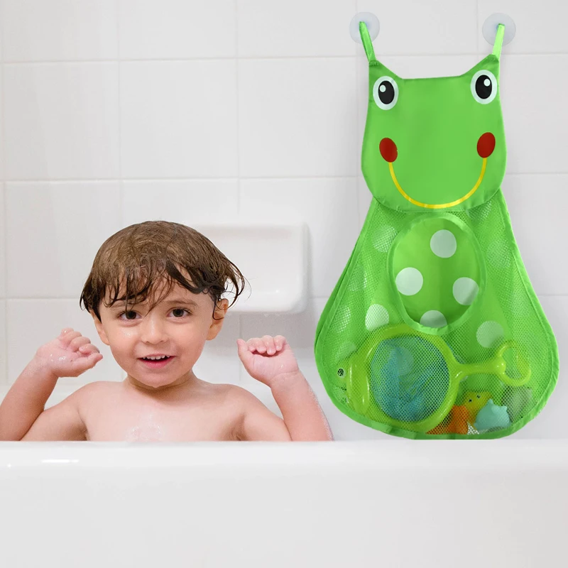 Baby Bathroom Mesh Bag Cartoon - Kids Toys Basket recension och pris