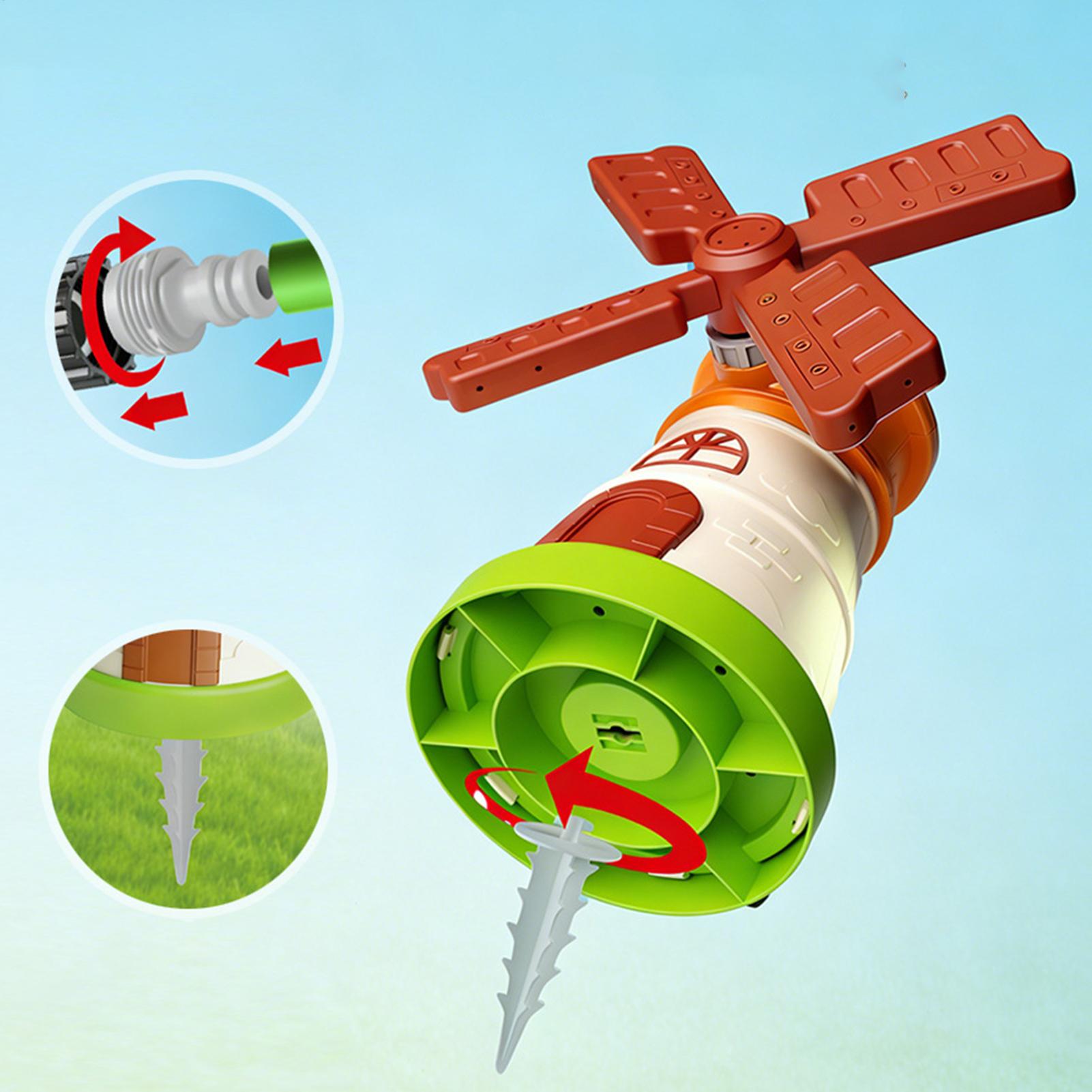 Kids Windmill Sprinkler Rotati - Kids Yard Toys recension och pris
