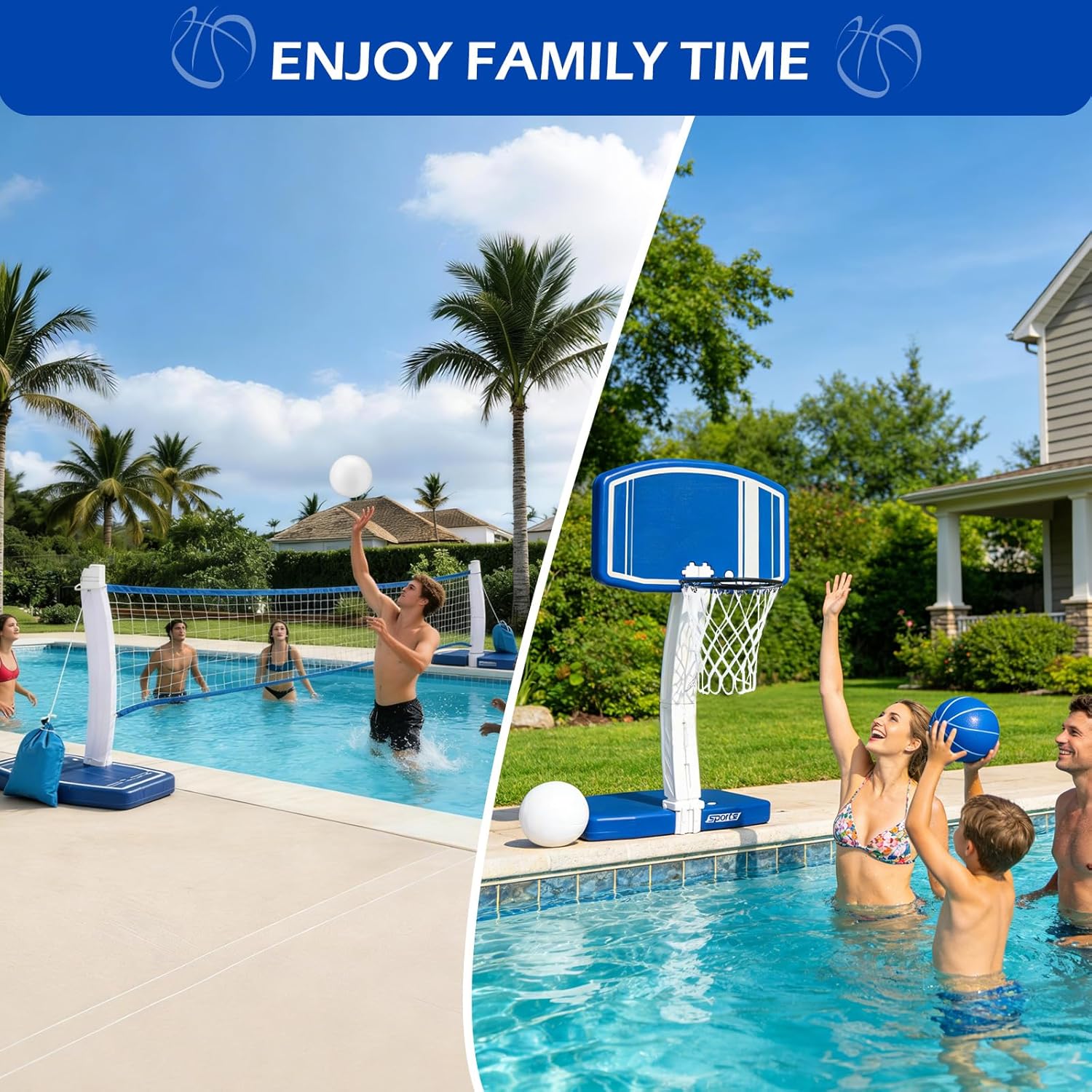 Above Ground Pool Basketball H - Kids Toys And Games recension och pris
