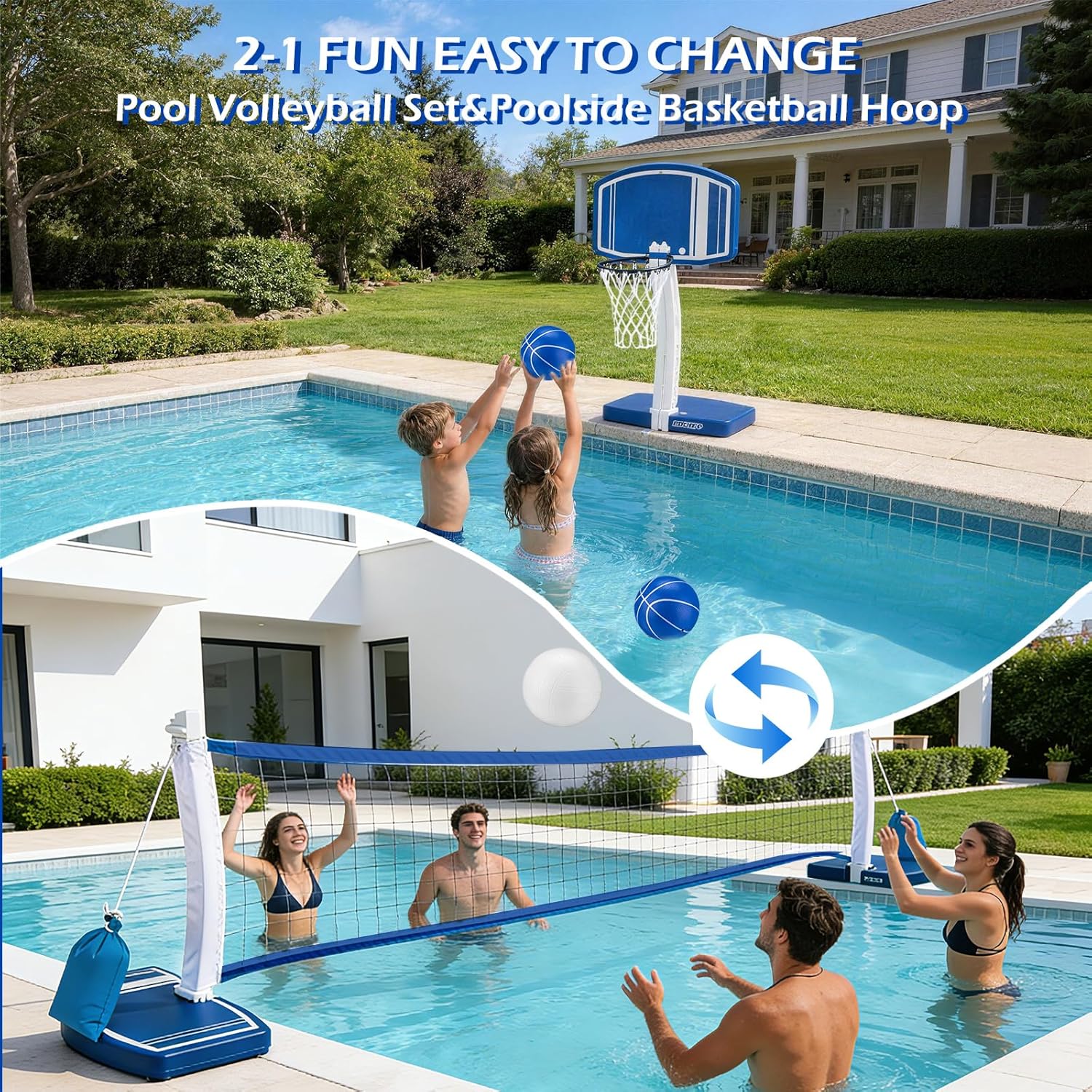 Above Ground Pool Basketball H - Kids Toys And Games recension och pris