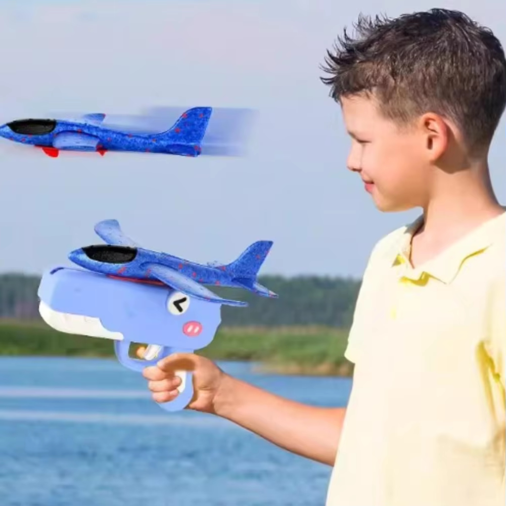 Dinosaur Foam Airplane Launche - Catapult Launcher Toy recension och pris