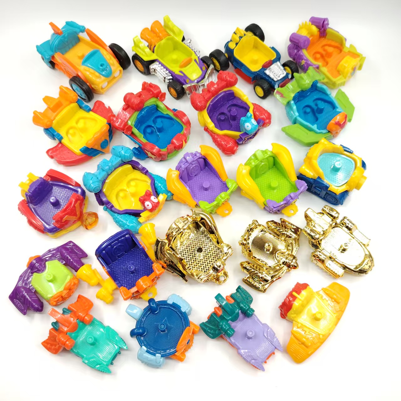 1pcs Gold Superthings Car Orig - Best Kids Toys Xmas recension och pris