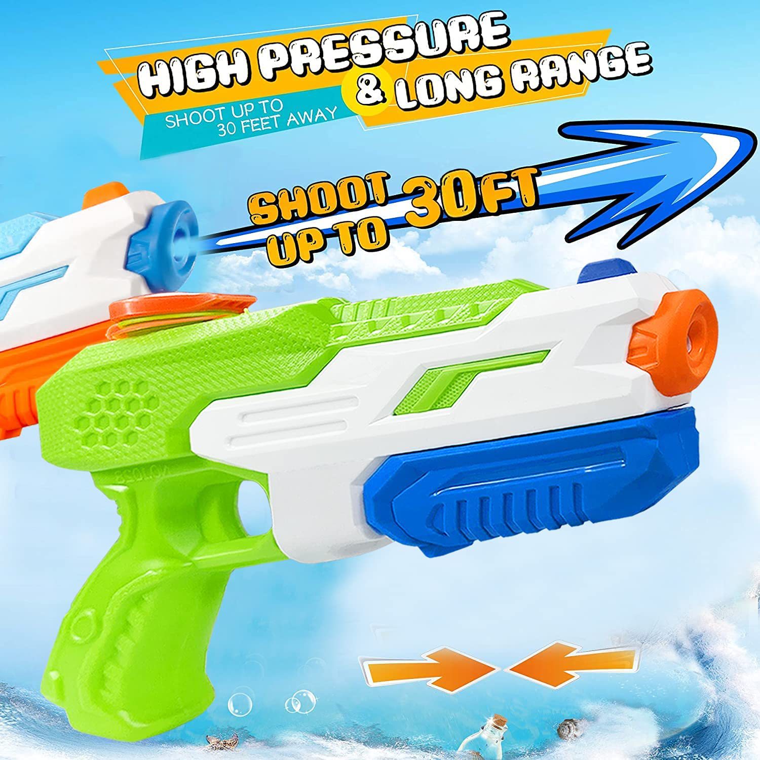 600CC Water Guns Summer Soaker - Kids Yard Toys recension och pris