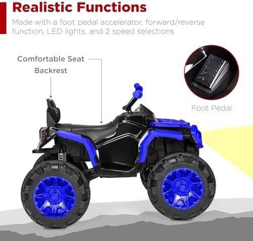12V Kids Ride-On Electric ATV, - Kids Toys Quad recension och pris