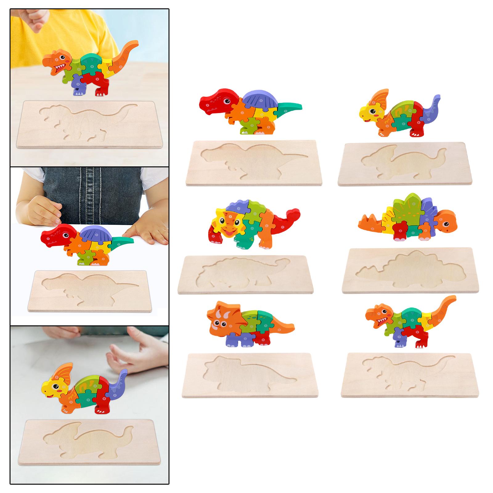 Wooden Puzzles for Kids Educat - Kids Toys 2 Year Old recension och pris