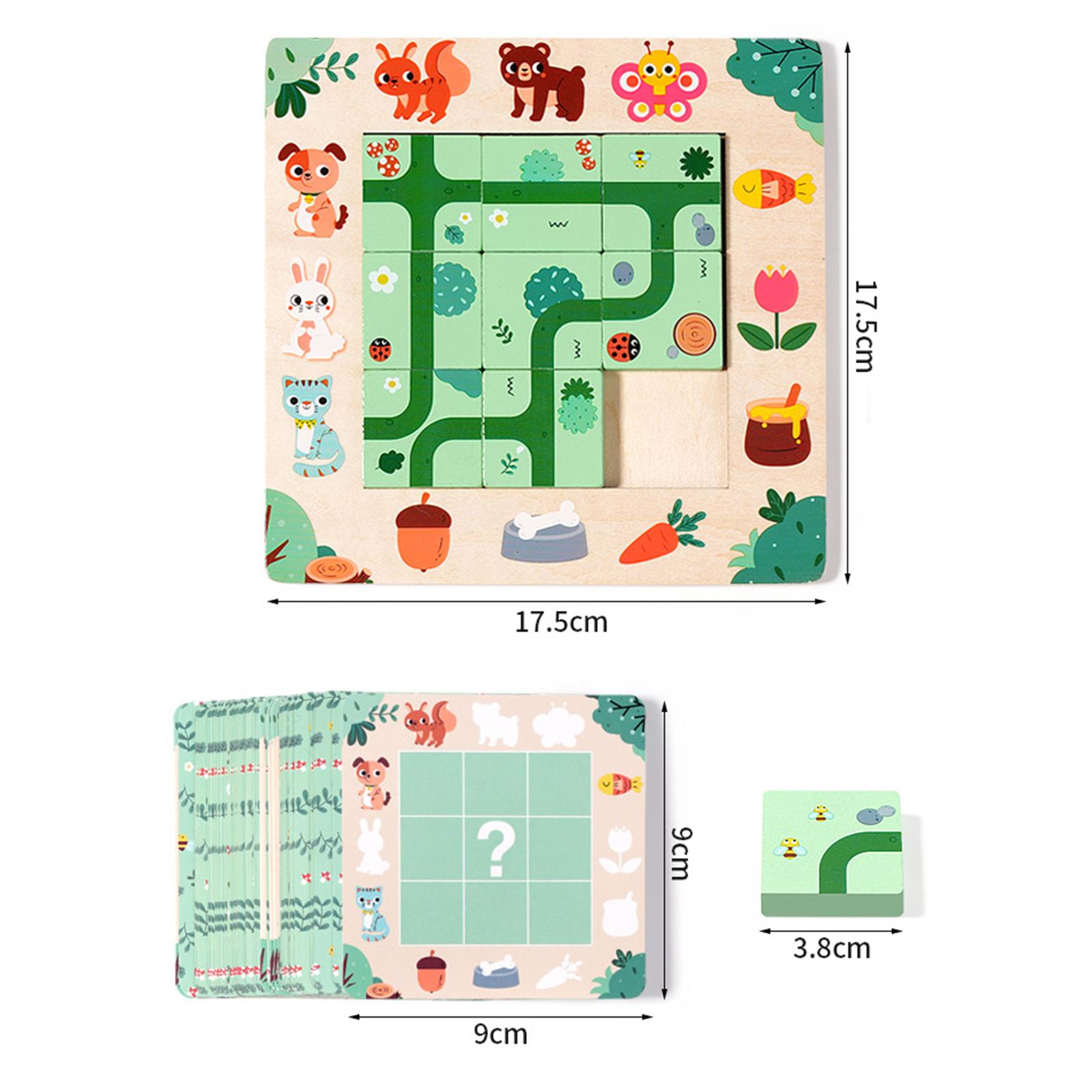 Wooden Block Puzzles Education - Kids Toys 2 Year Old recension och pris