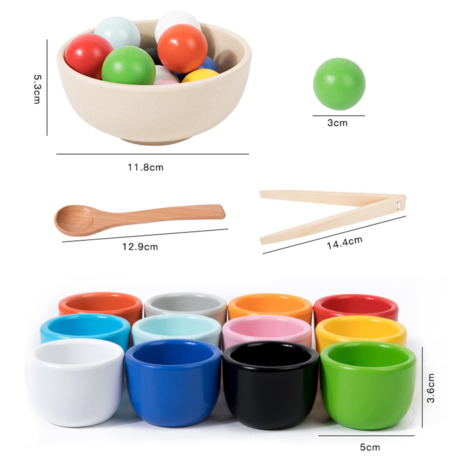Balls in Cups Montessori Toys  - Kids Toys 2 Year Old recension och pris