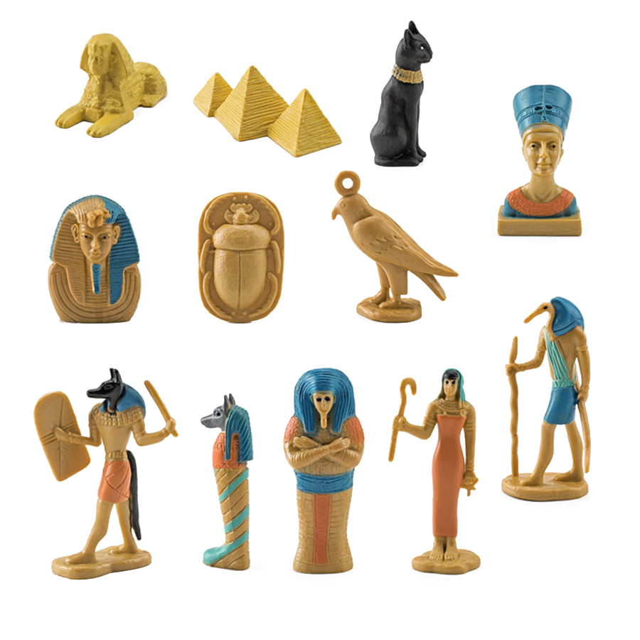 12Pcs Ancient Egypt Figurine P - Kids Toys Under 200 recension och pris