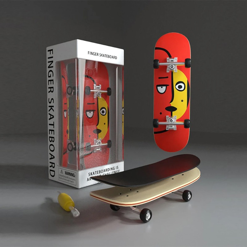 Professional Mini Wooden Skate - Kids Toys Scooter recension och pris