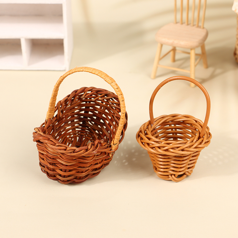 *1Pc new Doll House Accessorie - Kids Toys Basket recension och pris