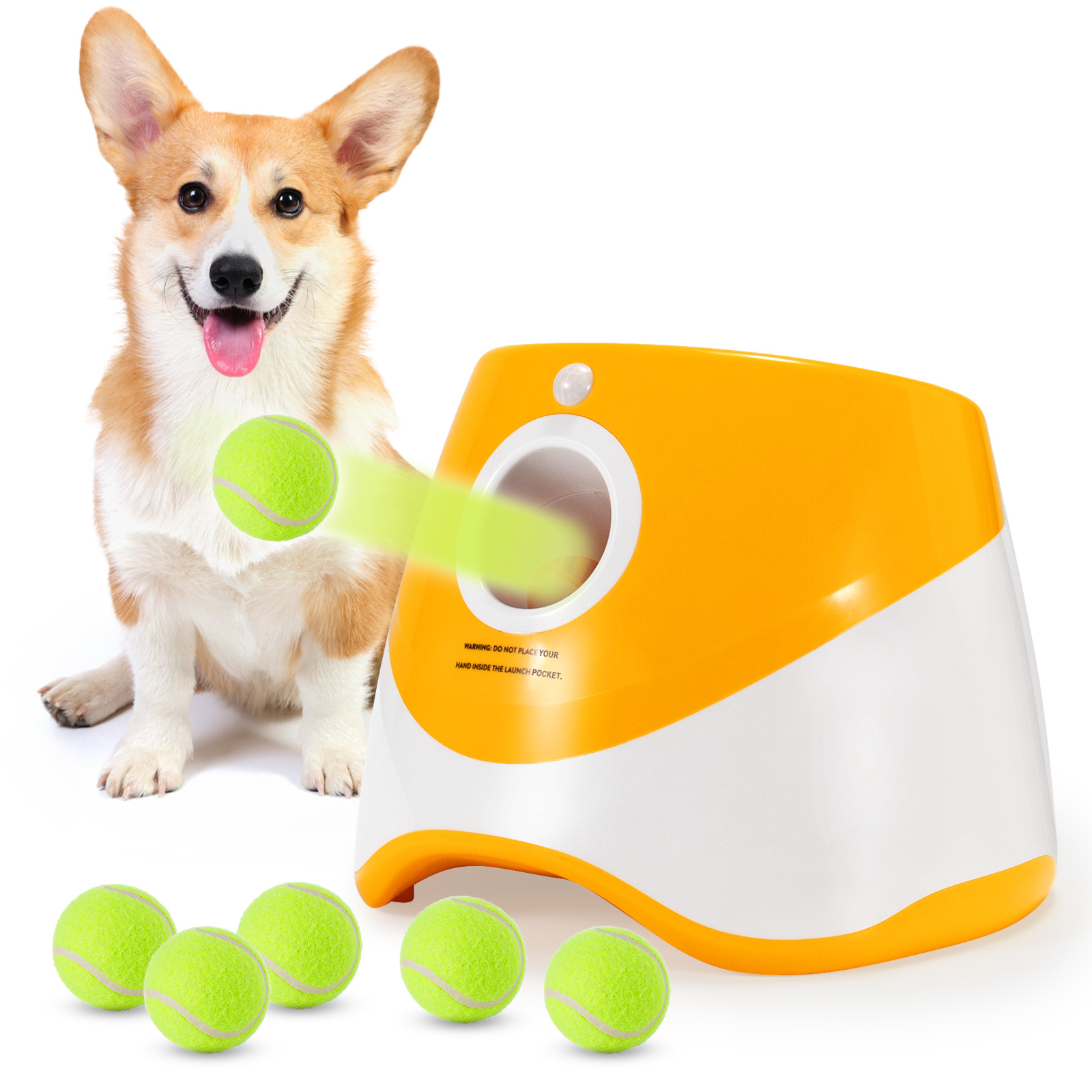 Rechargable Automatic Ball Lau - Catapult Launcher Toy recension och pris
