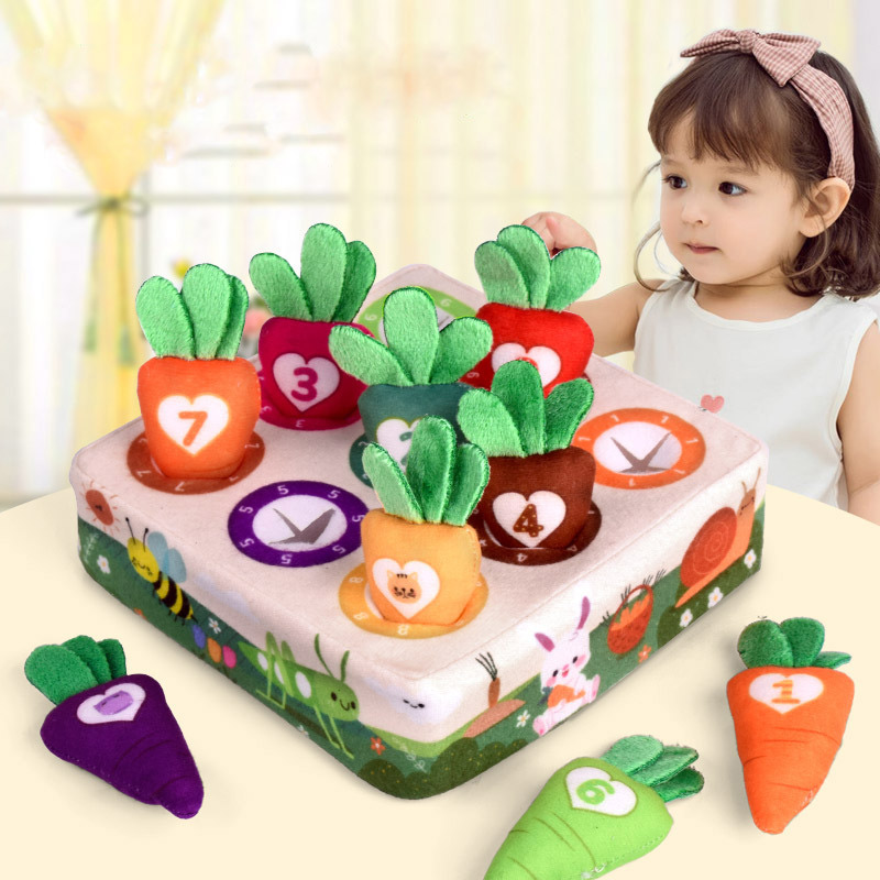 Montessori Toys Baby Pull Carr - Kids Toys 2 Year Old recension och pris