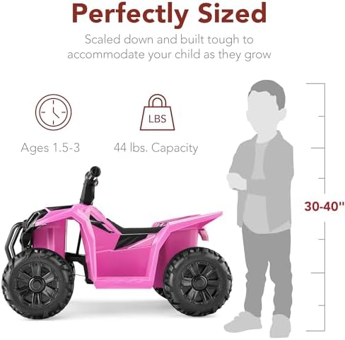 6V Kids Ride On Toy, 4-Wheeler - Kids Toys Quad recension och pris