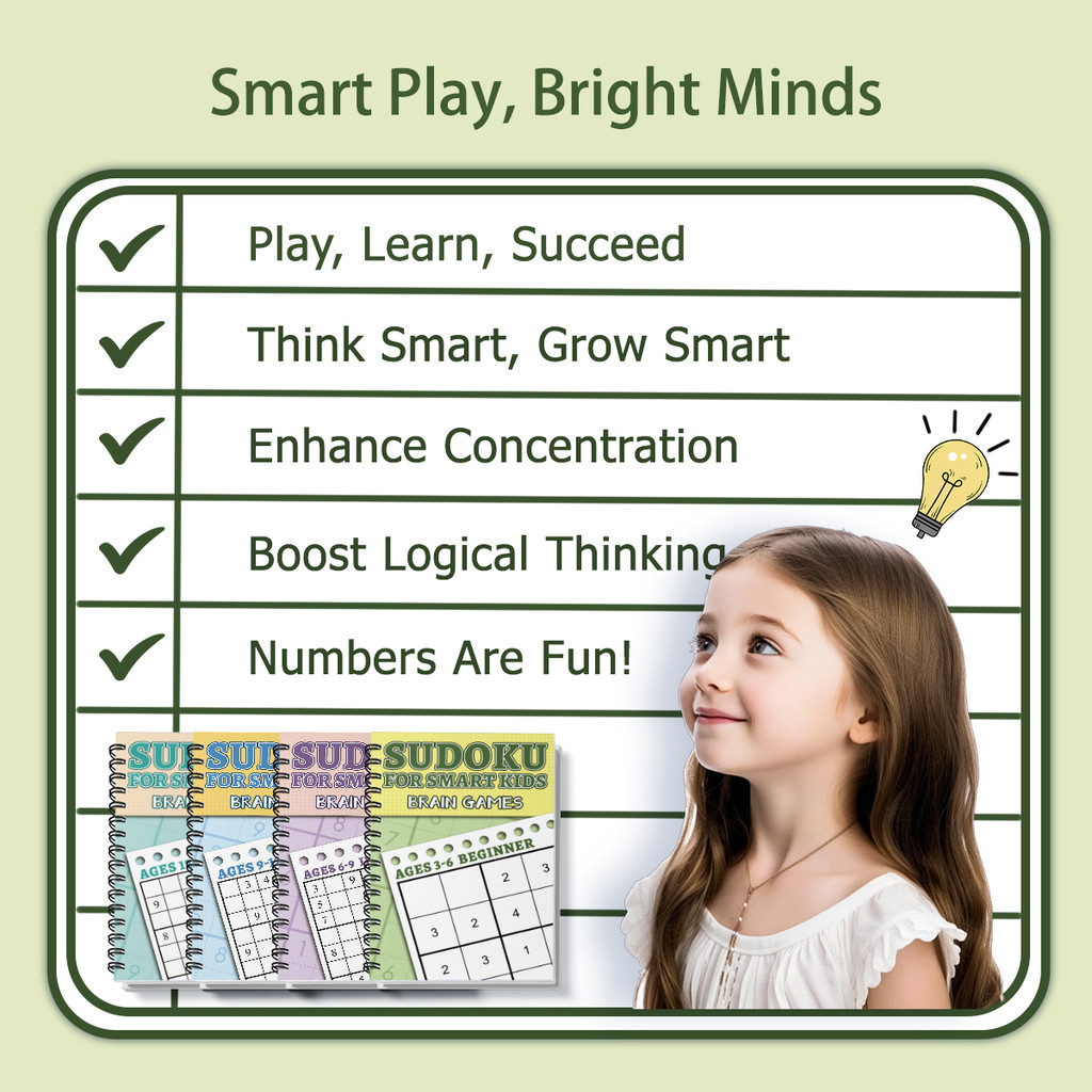 Kids Sudoku Puzzle Book Set, B - Kids Toys And Games recension och pris